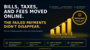 Bills, Taxes, and Fees Moved Online. The Failed Payments Didn’t Disappear.