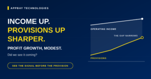 Operating Income Up. Provisions Up Sharper. Profit Growth, Modest.